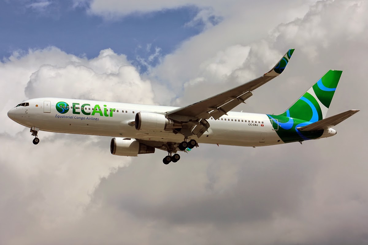 Flyingphotos Magazine News ECAir Equatorial Congo Airlines B767