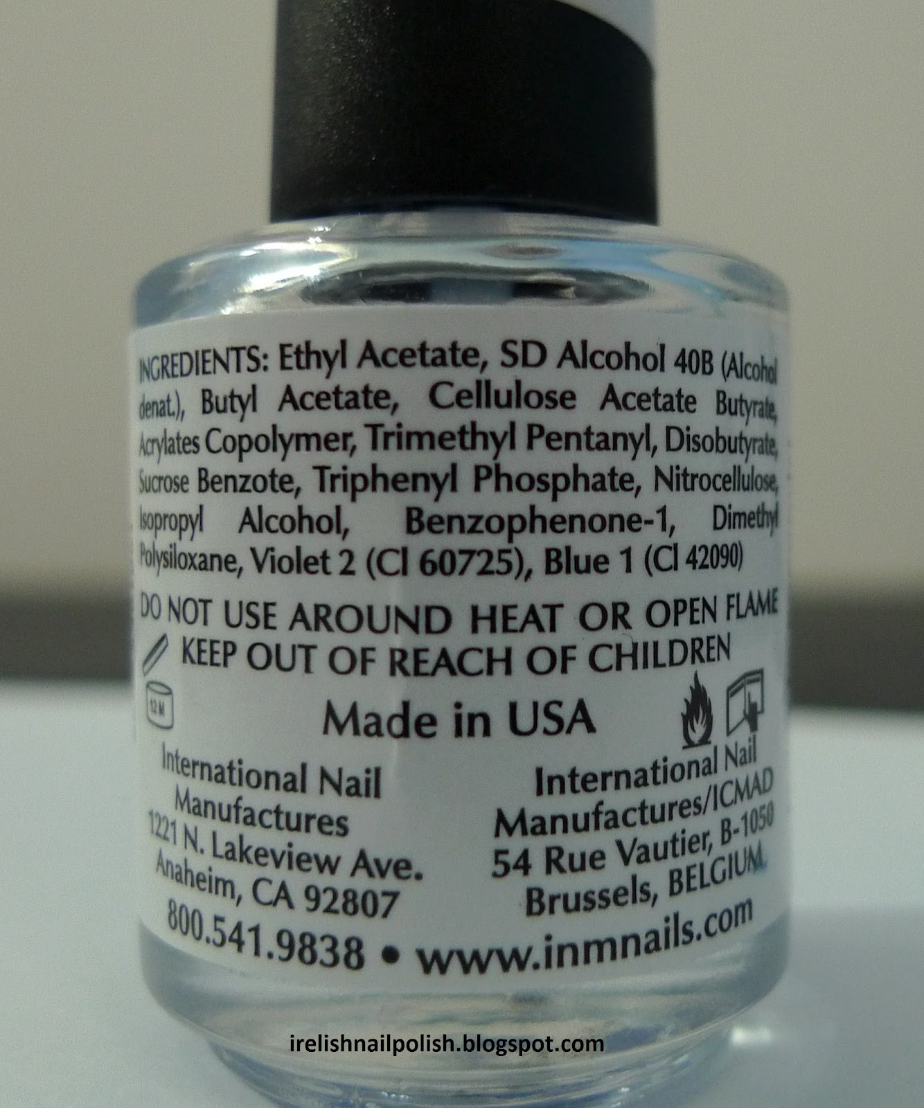 I Relish Nail Polish Review Inm Out The Door Top Coat