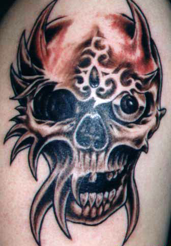 the skull seperated from the skeleton tattoos with a candle the skull seperated from the skeleton tattoos with a candle