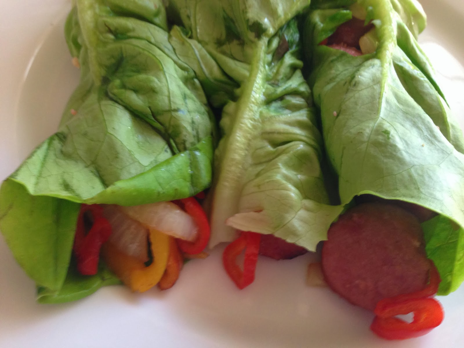 Kismet Kreations Sausage and Pepper Wraps