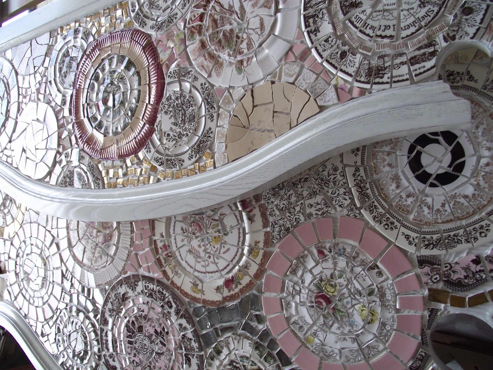 The Vintage Butterfly How To Make a Mosaic Headboard Part 2