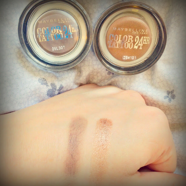 Maybelline Colour Tattoo 24Hr On and On Bronze Permanent Taupe swatches