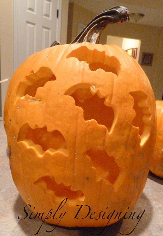 Carving a Pumpkin with Cookie Cutters Simply Designing with Ashley