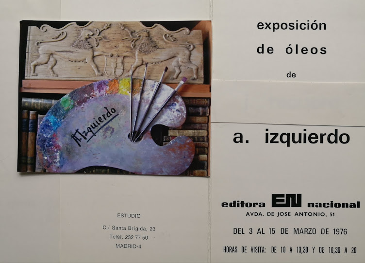 EXPOSICIÓN DE ÓLEOS EDITORA NACIONAL MADRID 1976