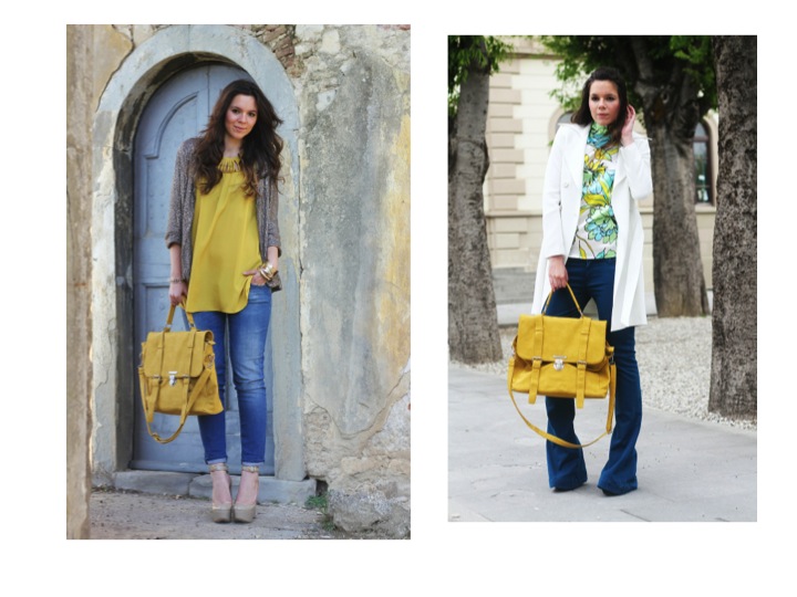 ! Wellliving blog Bolso amarillo / Yellow bag