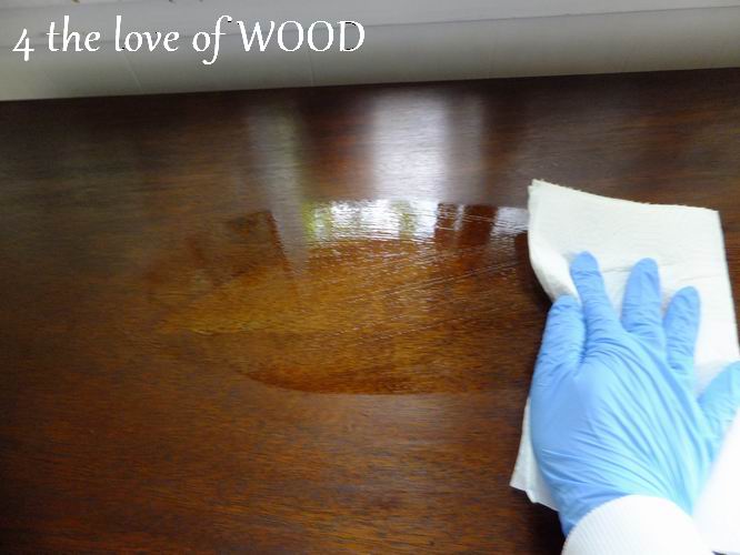 4 the love of wood HOW TO WIPE ON POLY tutorial