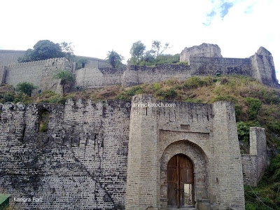 Walls, Gate, Kangra Fort,
