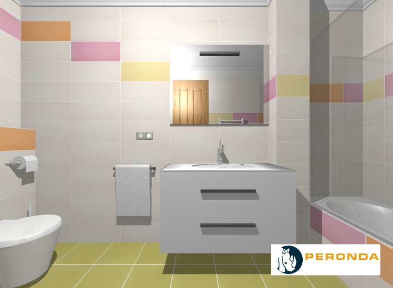 DECORACION DE INTERIORES: PROYECTO DE BAÑO MODERNO