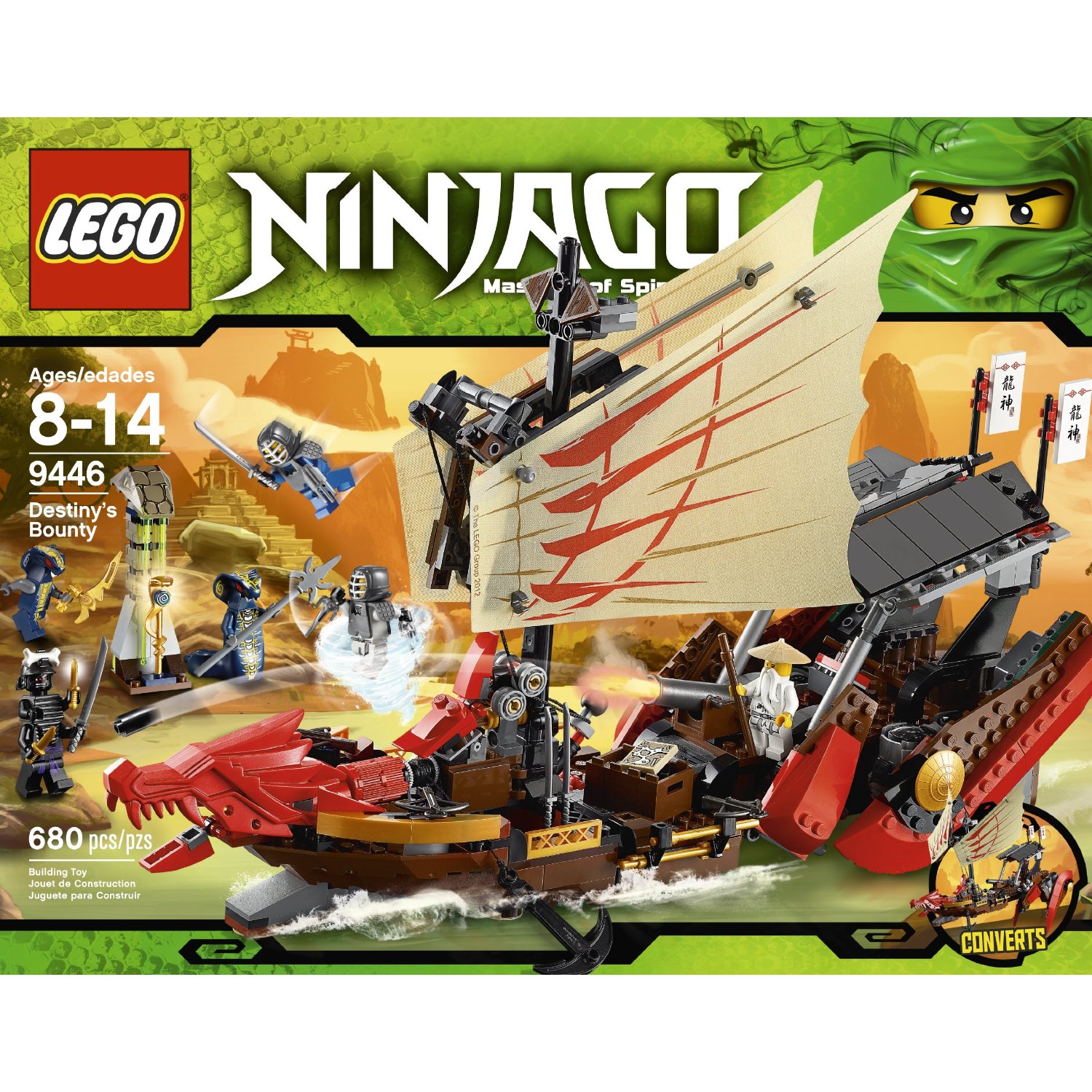 lego ninjago sets bounty