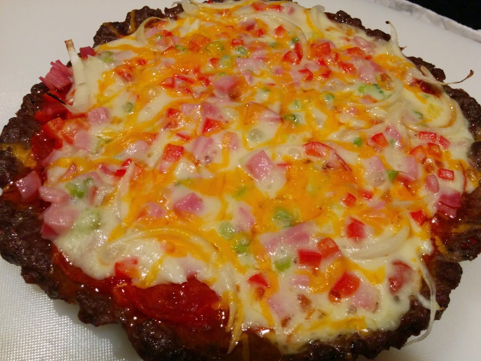 Got it, Cook it Hamburger Crust Pizza Low Carb & Delicious
