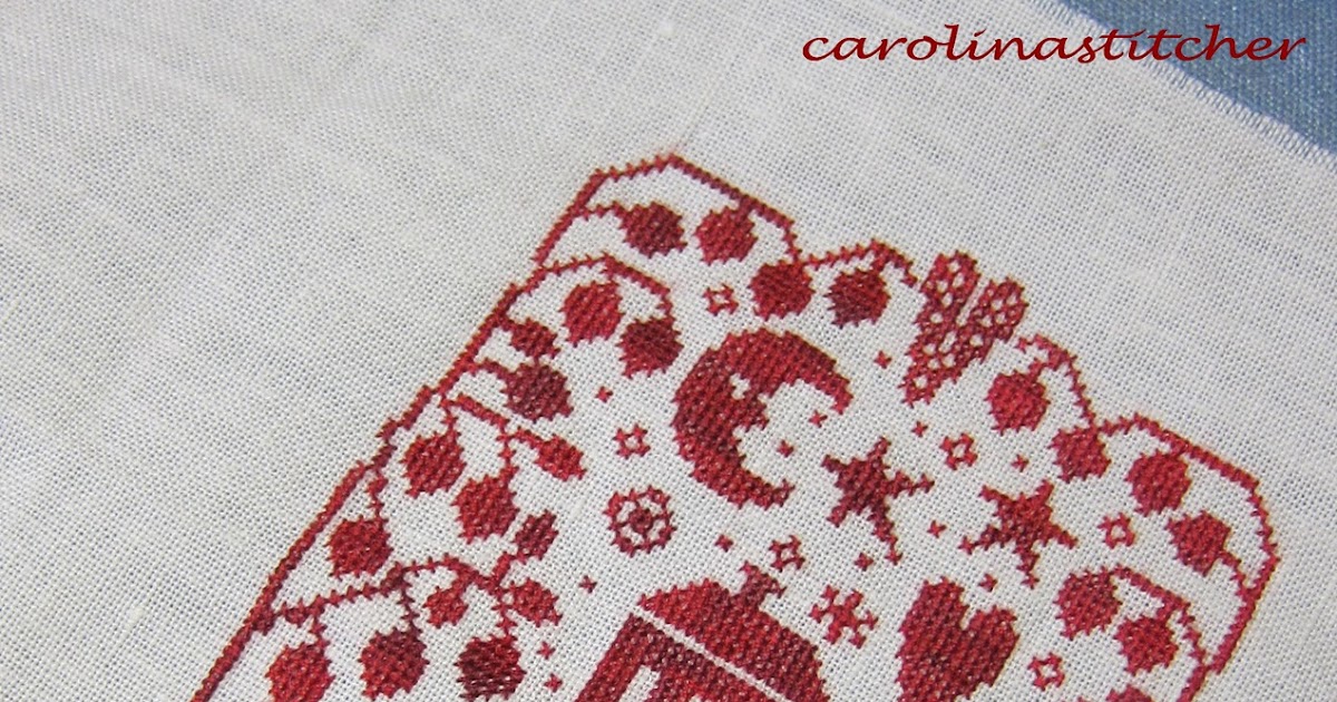 Carolina Stitcher My French stitch, yesterdays project and giveaway