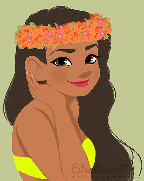 Gambar Moana Princess Film Disney Terbaru Putri Hawai Legenda Polinesia 