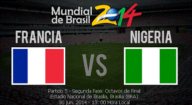 resultado final Francia vs Nigeria Brazil 2014 resultado final Francia vs Nigeria