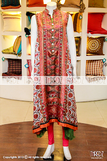 Kurta Collection 2013-14 For Girls & Women By Thredz Kurta Collection 2013-14 For Girls & Women By Thredz