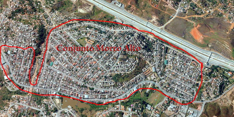 Mapa do Morro Alto