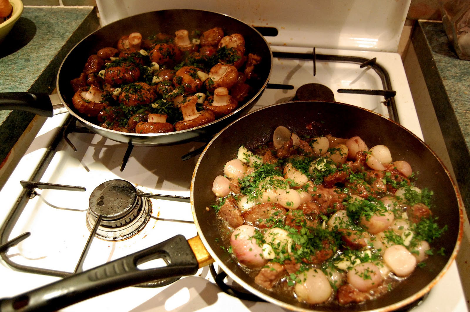 mugofstrongtea skirt and kidney stew with Guinness