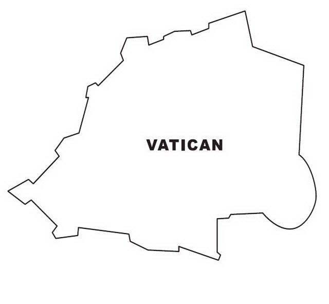 Blog De Geografia Mapa Do Vaticano Para Imprimir E Colorir | Images and