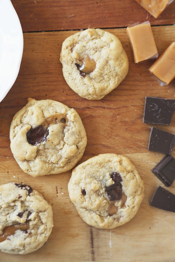 Acute Designs dark chocolate sea salt caramel cookies