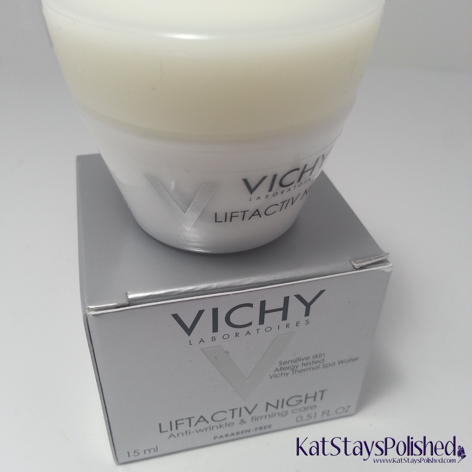Glossybox for Harper's Bazaar - September 2014 - Vichy Liftactiv Night Firming Cream | Kat Stays Polished