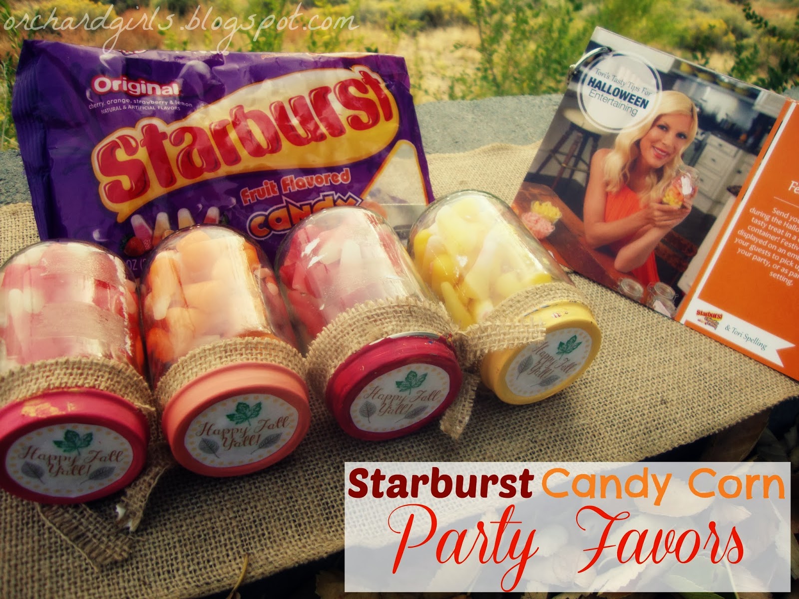 Orchard Girls Starburst Candy Corn Party Favors! + FREE Printable