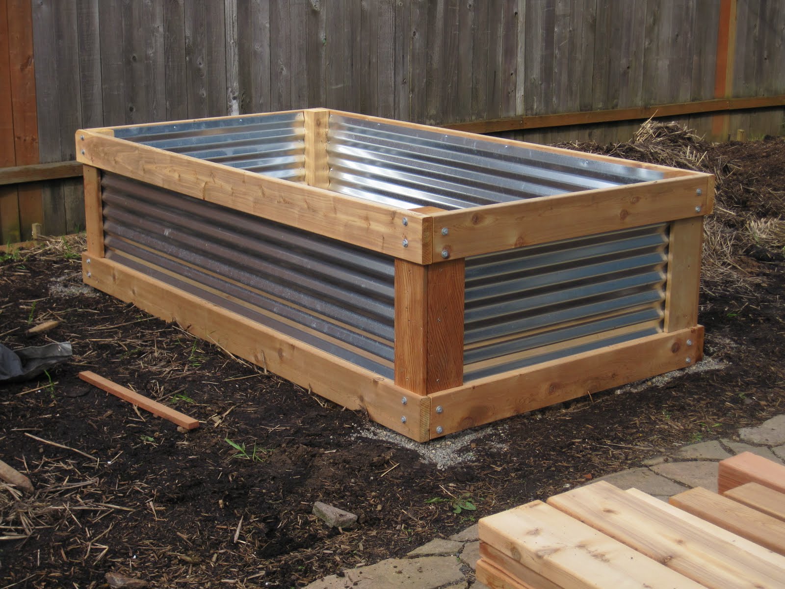 Aristata Land Arts CEDAR &amp; METAL RAISED BED PROJECT