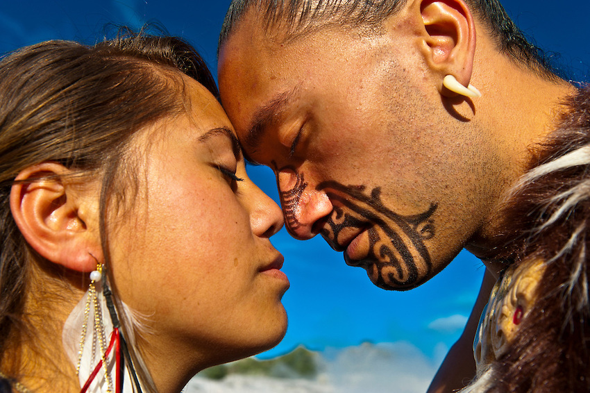 White Wolf : Maori Elders explain the meaning of the Hongi and the