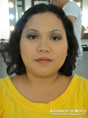 My second model's after photo for evening look