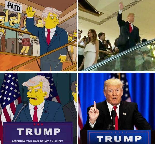 The Simpsons dan Donald Trump
