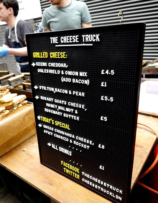 The Cheese Truck at Maltby Street Market, London