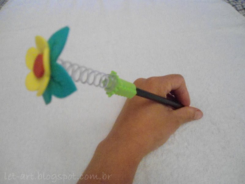 Let Art Arte com E V A Ponteira de lápis Enfeite De Lapis ~ Let Art Arte com E V A Ponteira de lápis