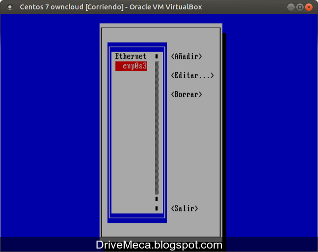 Como configurar una dirección IP estática en Centos 7 videoJuegos y