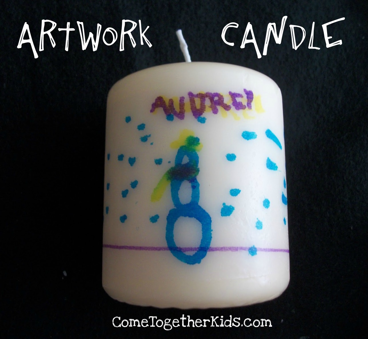 Come Together Kids Artwork Candles