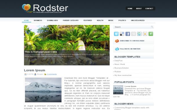 Silver Business Jquery Free Blogger Theme Template Silver Business Jquery Free Blogger Theme Template