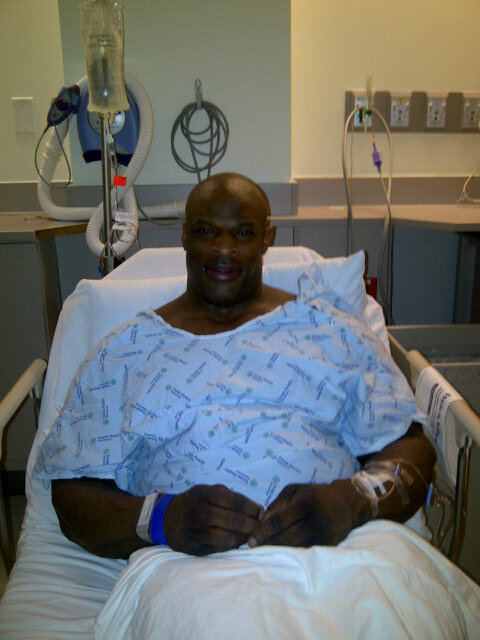 Ronnie Coleman in Hospital for Spinal Cord Injury!