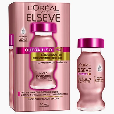 Sérum Booster prolongador do liso Quera Liso MQ L'Oréal Elseve Sérum Booster prolongador do liso Quera Liso MQ L'Oréal Elseve
