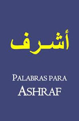 Palabras para Ashraf