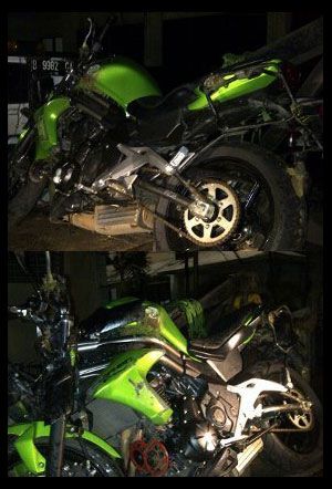 Inilah Motor Yang Dikendarai Ustad Jefri Al Bukhori