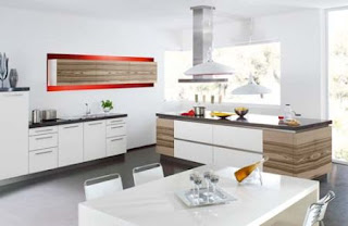 contemporary latest white kitchen cabinets design