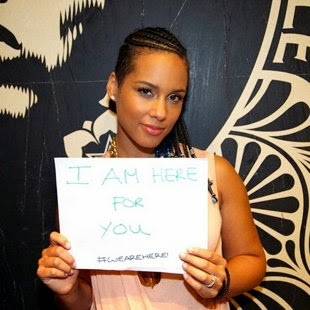 Alicia Keys si mostra senza veli