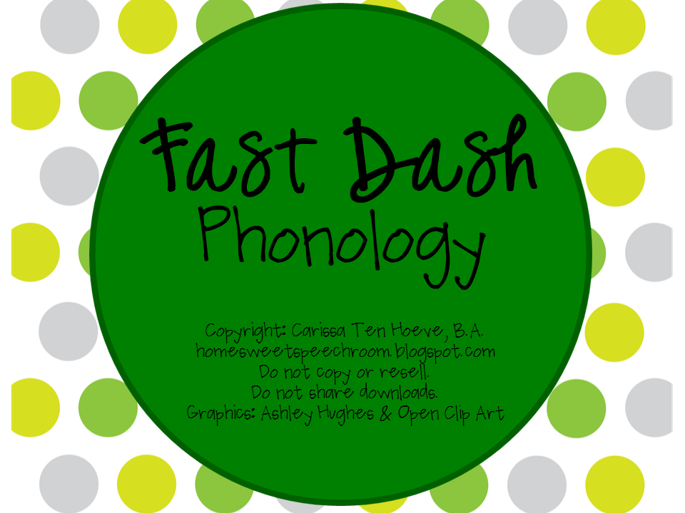 Fast Dash Phonology