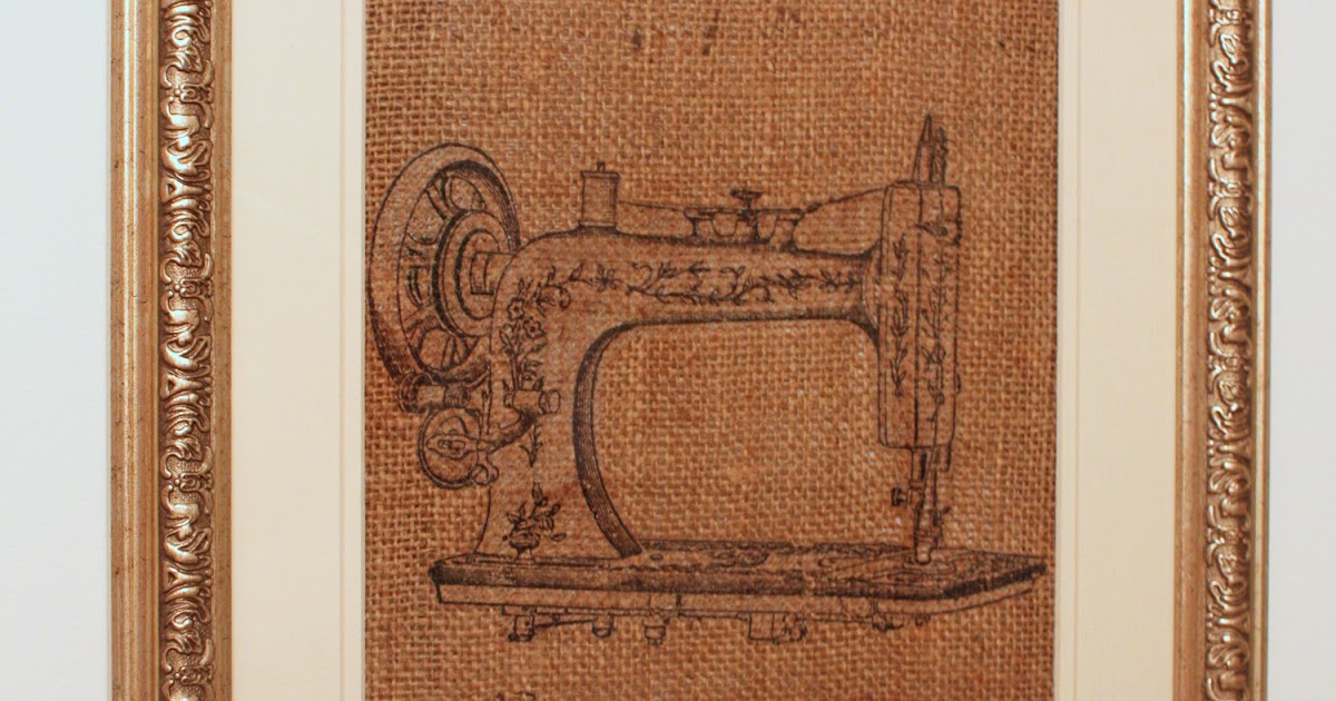 Crafted Spaces DIY Burlap Art