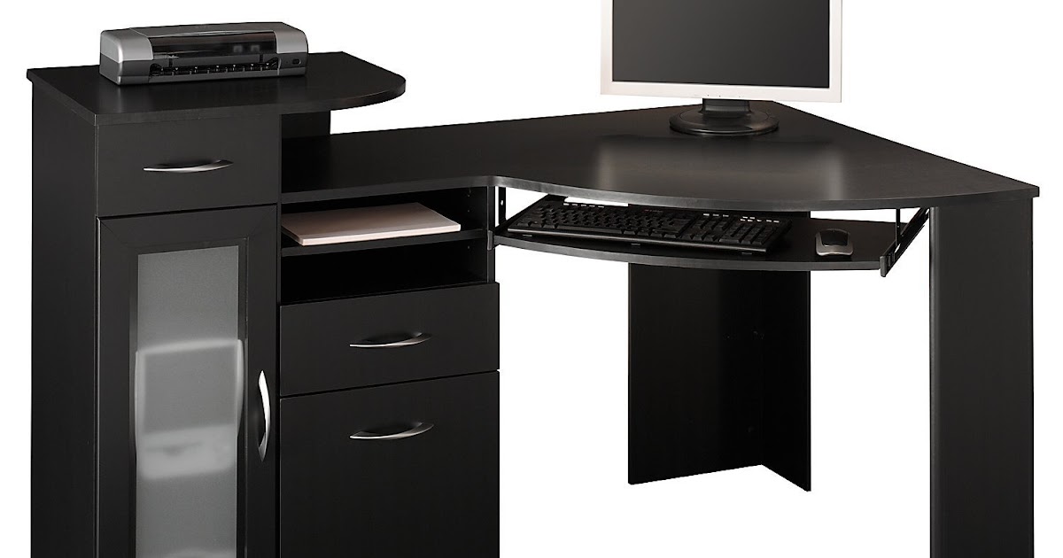 Black Desk Black Corner Desk