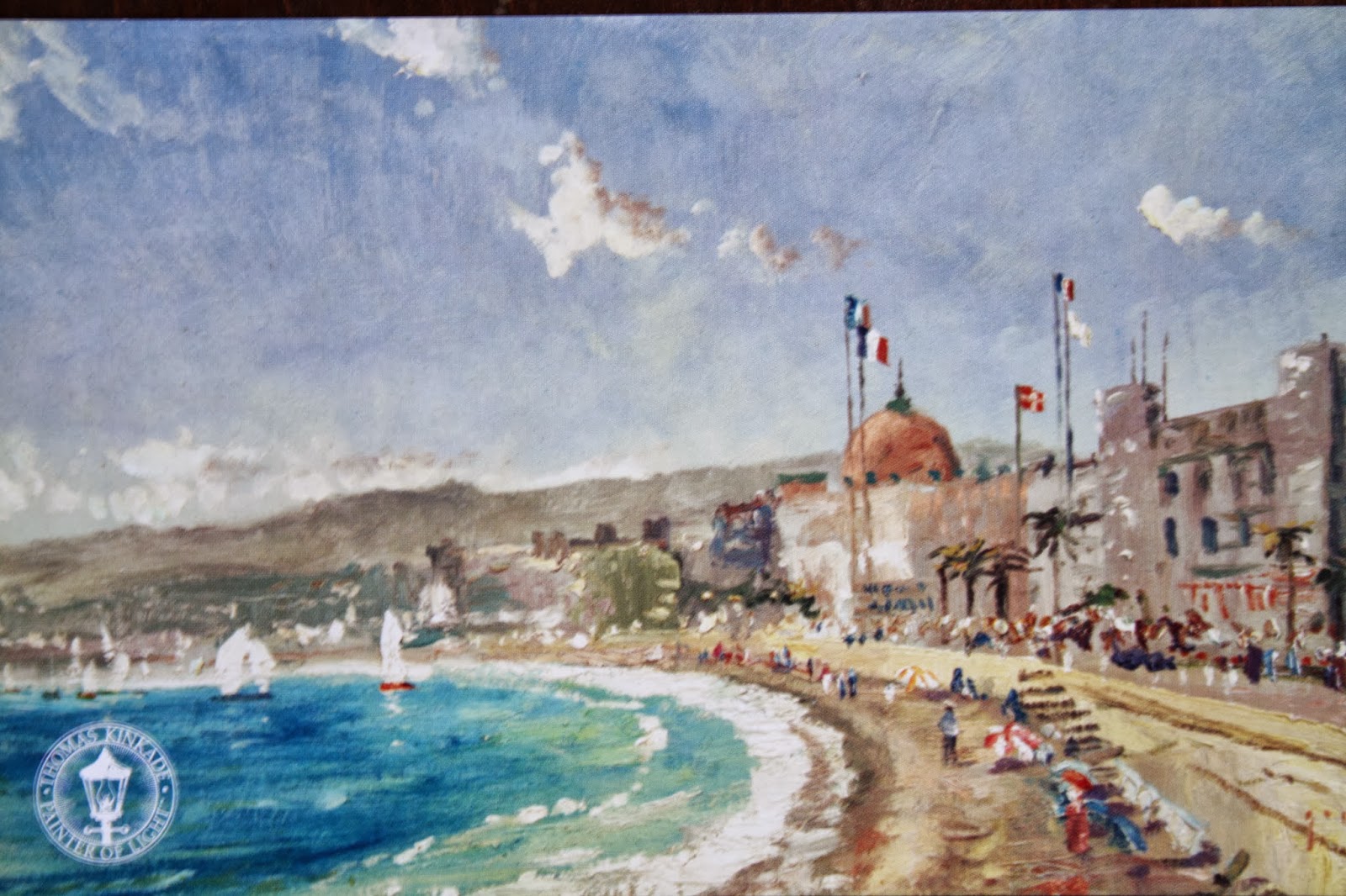 Writing my way around the globe Postcard artists Thomas Kinkade