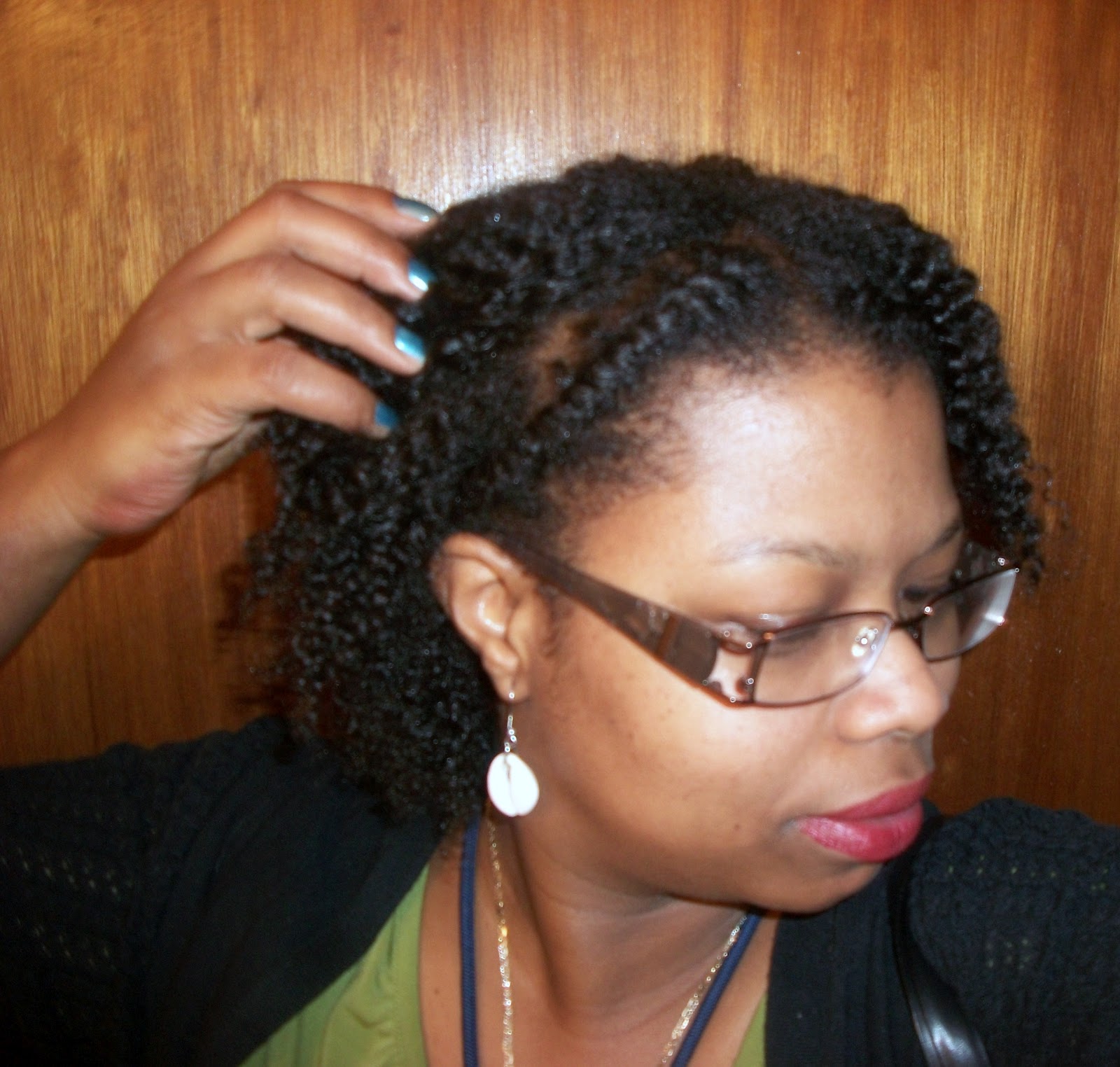 Using Flat Twists To Keep Hair Out Of My Face Curls And Coils