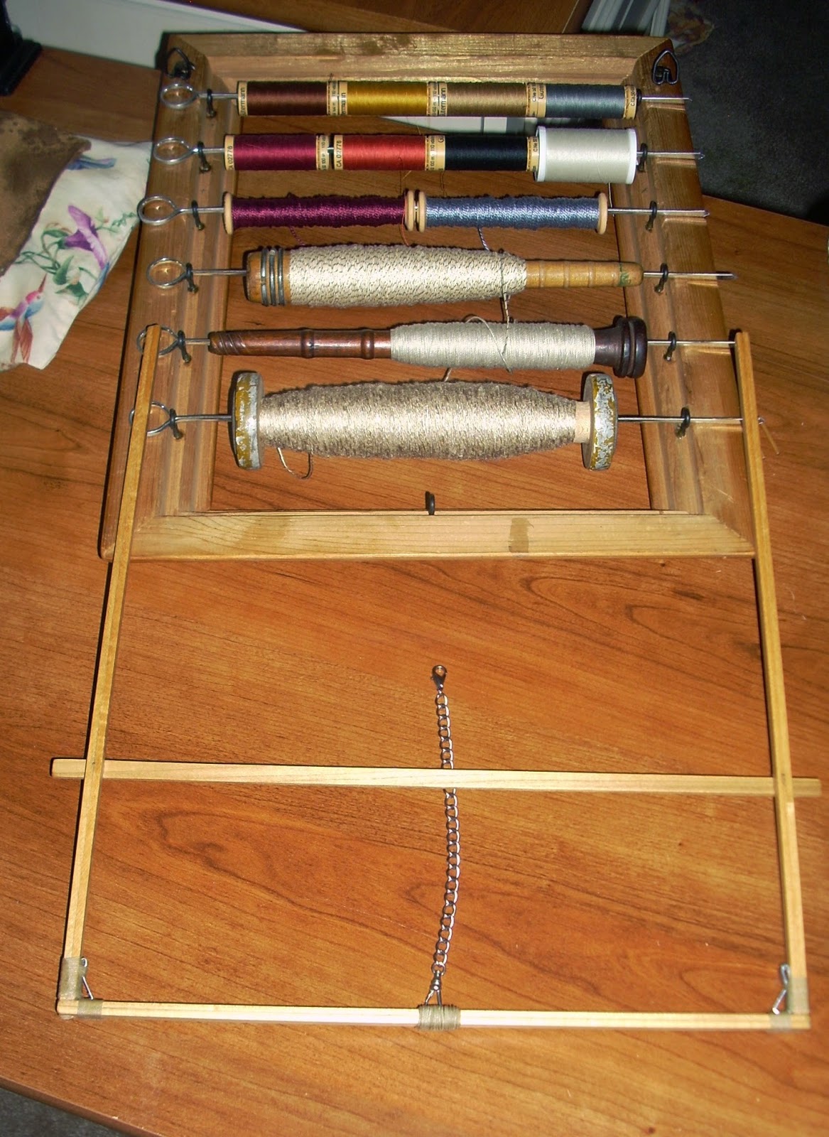 HeartSong Studio: HeartSong Studio’s Weaving Spool Rack