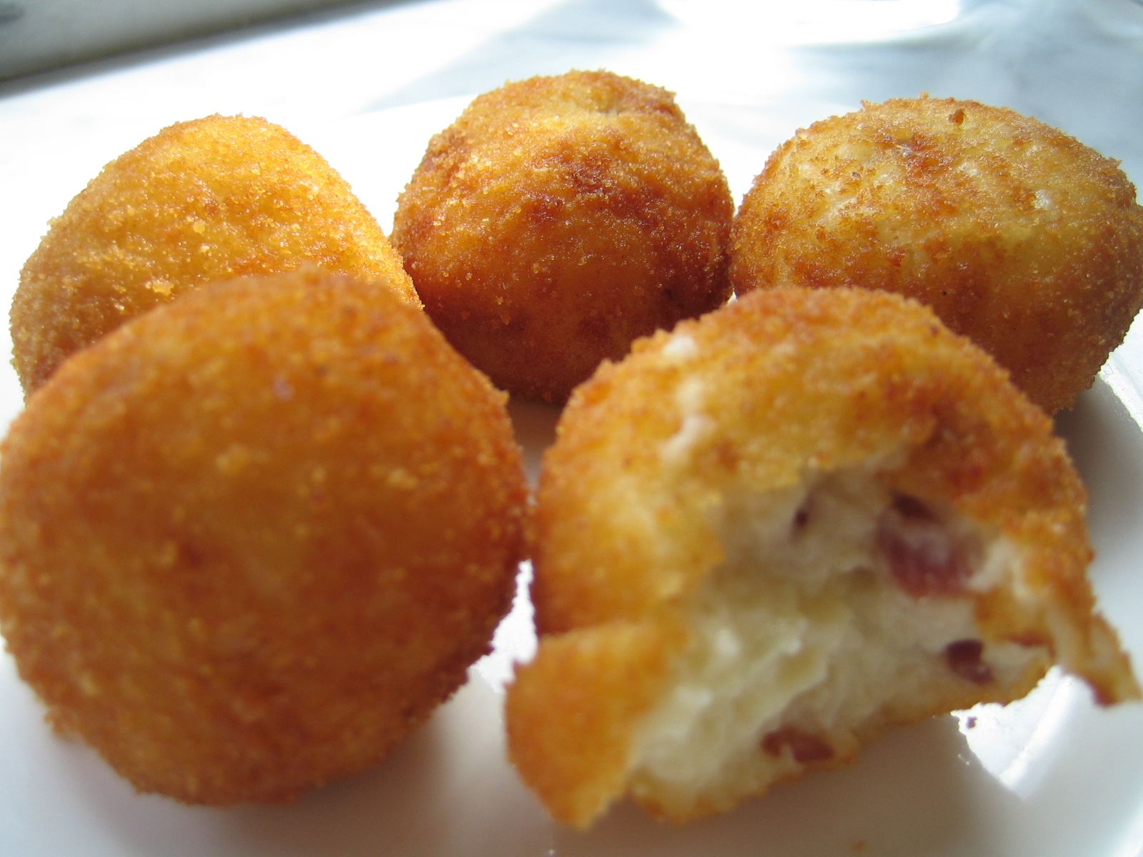 ham and cheese balls deep fried