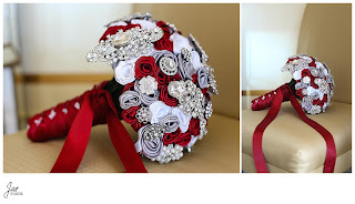 Lynchburg Virginia Wedding Photographer Sparkly Red Black Wedding at The Bedford Columns