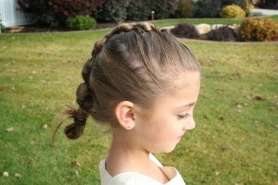 Knotted braids hairstyle Knotted braids