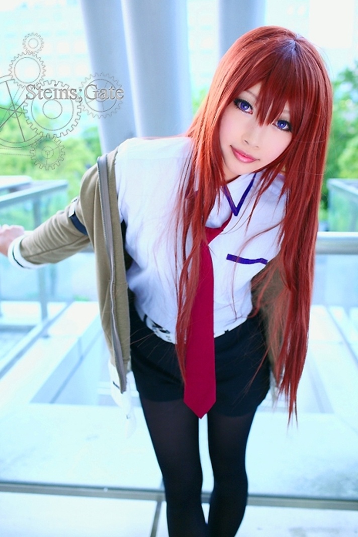 Nice Makise Kurisu Cosplay by Karuho | Anime Cosplay