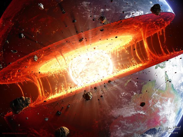 As ilustrações de ficção e fantasia espacial com cenas de universos imaginários de Matthew Attard Matthew Attard priteeboy deviantart ilustrações ficção universo espaço